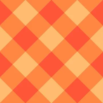 Orange Diamond Chessboard Background Stock Illustration