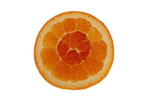 Orange different cutted Stock-Fotos