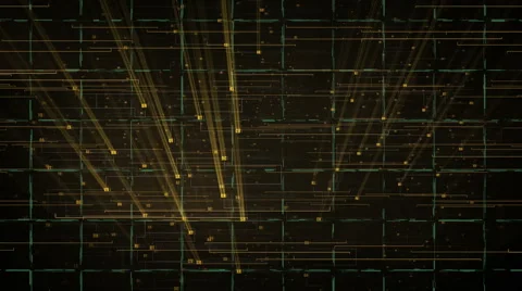 Orange digital abstract 스톡 동영상 54137975