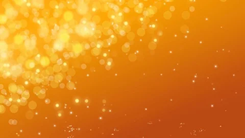 Orange Digital Bokeh Background. Vídeo Stock 77177036