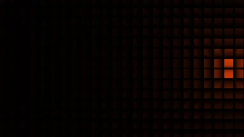 Orange Digital Grid Squares Motion Background Stock Footage 320852367
