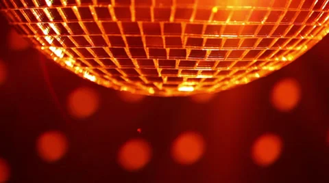 Orange disco background Stock Footage 35573184
