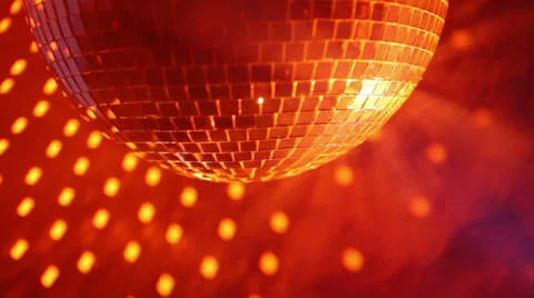 Orange disco background Stock Footage 35573508