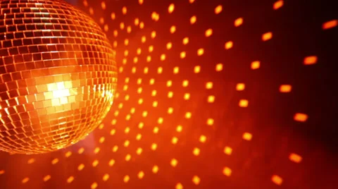 Orange disco background Stock Footage 36299517