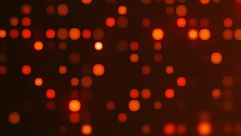 Orange disco lights background. Bright LED lights. Disco Halloween party Stock Footage 252929637