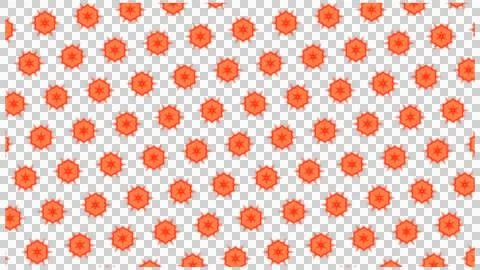 Orange Dot Pattern on Minimal White Background イラスト素材