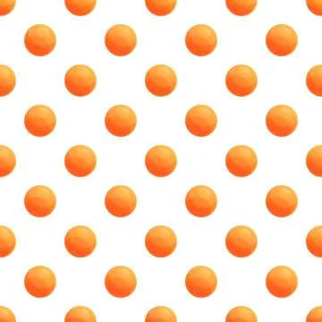 Orange dots geometric pattern seamless background texture Stockillustratie