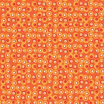 Orange dots seamless vector abstract pattern イラスト素材