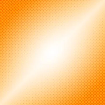 Orange dots vector gradient halftone pattern abstract background concept Stock Illustration