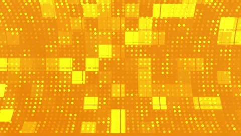 Orange Dotted Grid and Square Pattern Background Loop. Stock Footage 286435260