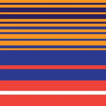 Orange Double Striped seamless pattern design Illustrazione stock