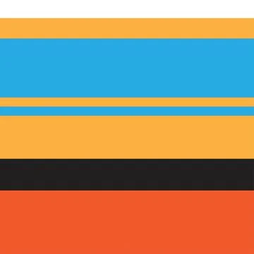 Orange Double Striped seamless pattern design Stock Illustration