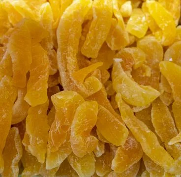 Orange dried fruit Stock Photos