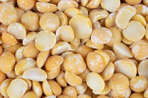 Orange dried peas with visible details. background or textura Stock-Fotos