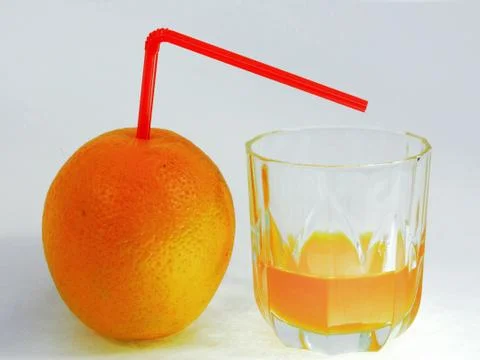 Orange drink Stock Photos