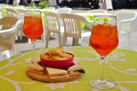 Orange drink Stock Photos