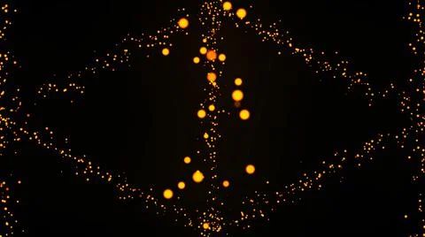 Orange drops. Abstract background. Macro shot of various air bubbles in water Stock Illustration