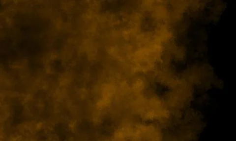 Orange Dust Cloud Background With Dark Atmospheric Smoke Effect Stock Photos