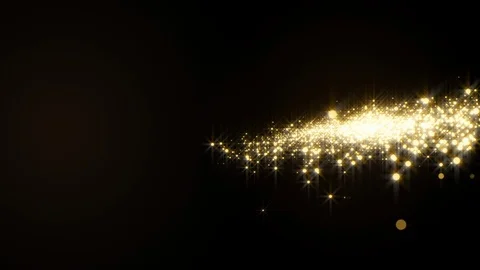 Orange dust particles explosion on black background. Stock Footage 118391373