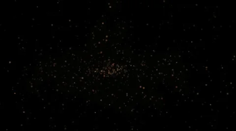 Orange Dust Particles Video stock 22764937