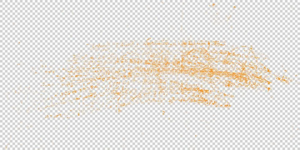 Orange dust texture effect with vibrant particles for graphic design overla.. Stock Illustration