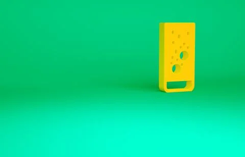 Orange Effervescent aspirin tablets dissolve in a glass of water icon isolate Stock Illustration