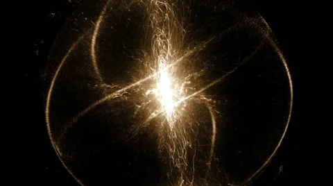 Orange electronic abstract 库存影片 65824942