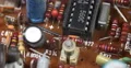 Orange Electronic Board Background Vintage Old Components Obsolete Technologies 4k or 4k+ Resolution