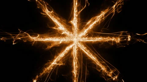 Orange electronic effect Video stock 65815594