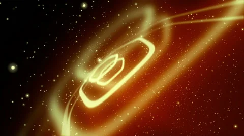 Orange Elegant Strokes Loopable Background 库存影片 61642008