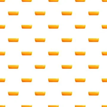 Orange elongated shapes repeated pattern background Stock Illustration