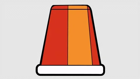 Orange Emergency Alarm Stock Footage 329669540