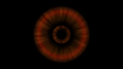 Orange Energy Circle Background | Abstract Light Effect Animation Stock Footage 316166804