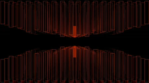 Orange equalizer background Stock Footage 344868