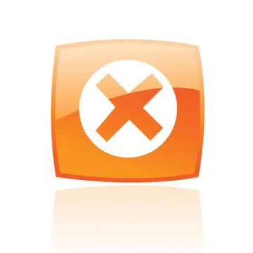 Orange error Illustrazione stock