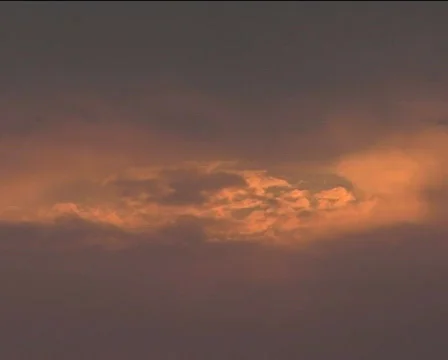 Orange evening clouds Video stock 82519