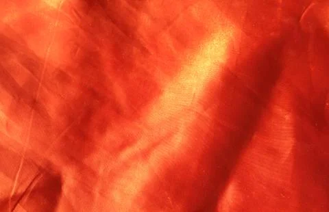 Orange fabric background Foto stock