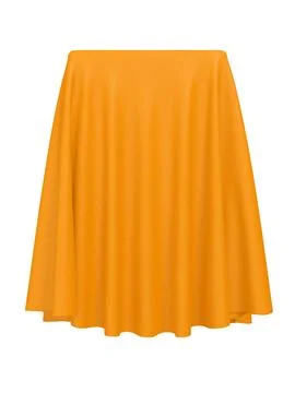 Orange fabric covering a cube or rectangular shape Stock Illustration