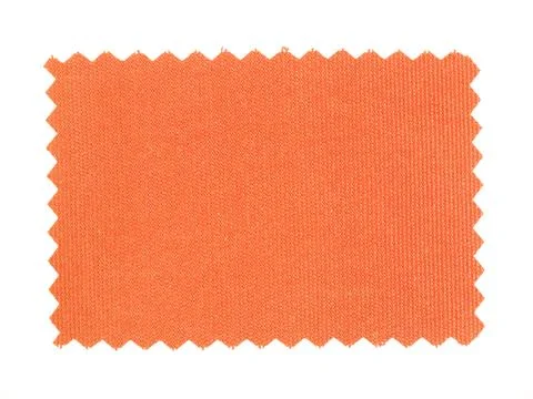 Orange Fabric sample Stock Photos