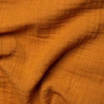 Orange fabric texture background. Close up of orange fabric texture backgroun Foto stock