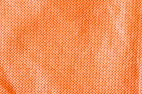 Orange fabric texture Stock Photos
