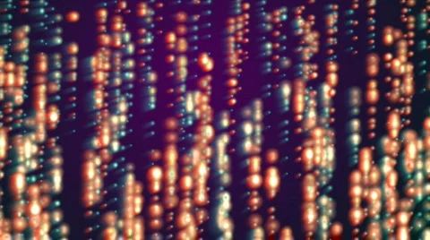 Orange fall lights M360L Video stock 372740