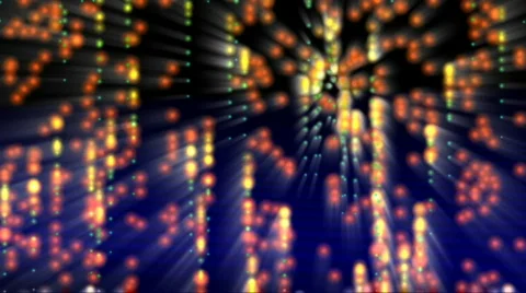 Orange fall lights M364 Stock Footage 373994