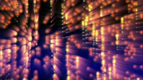 Orange fall lights M365 Stock Footage 377058