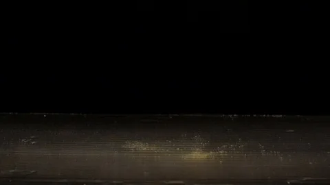 Orange falling on wet surface in slow motion Stock Footage 88800868