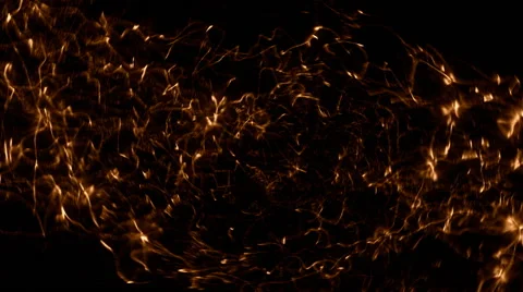 Orange fancy emissions Stock Footage 52187962
