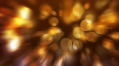 Orange festive lights abstract animated background Stock Footage 44422411
