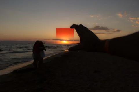 Orange filter Фото