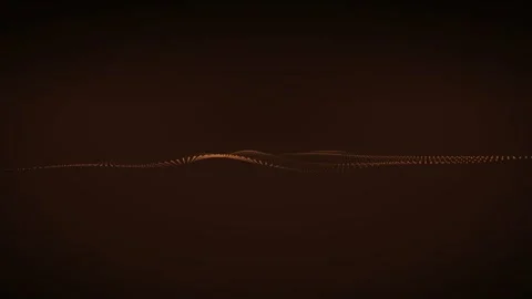 Orange fine turbulence particle surface background 스톡 동영상 342636468