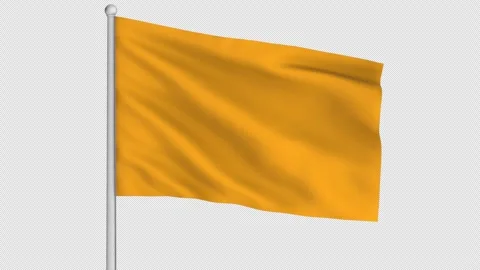 Orange Flag Stock Footage 247979092